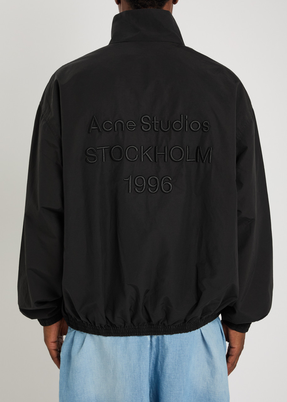  Acne Studios Logo-embroidered Shell Jacket - Black - 52 (it52 / Xl) 