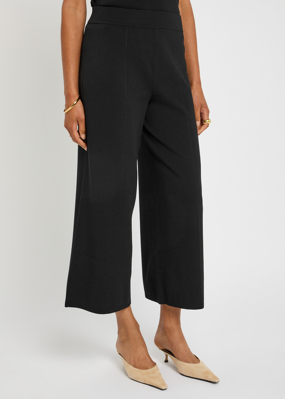 Joseph Stretch-knit Culottes In Black