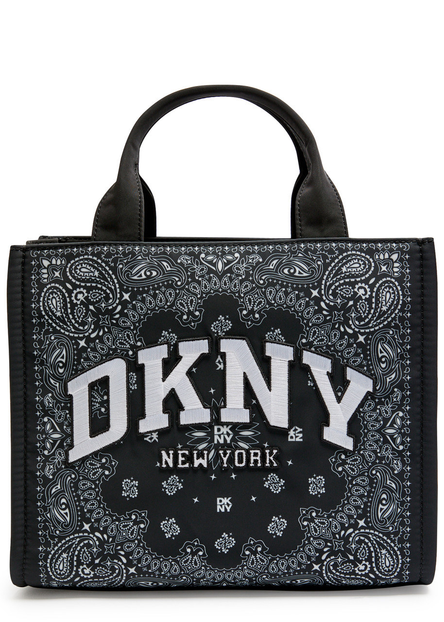 Dkny Hadlee Medium Printed Nylon Tote In Multi