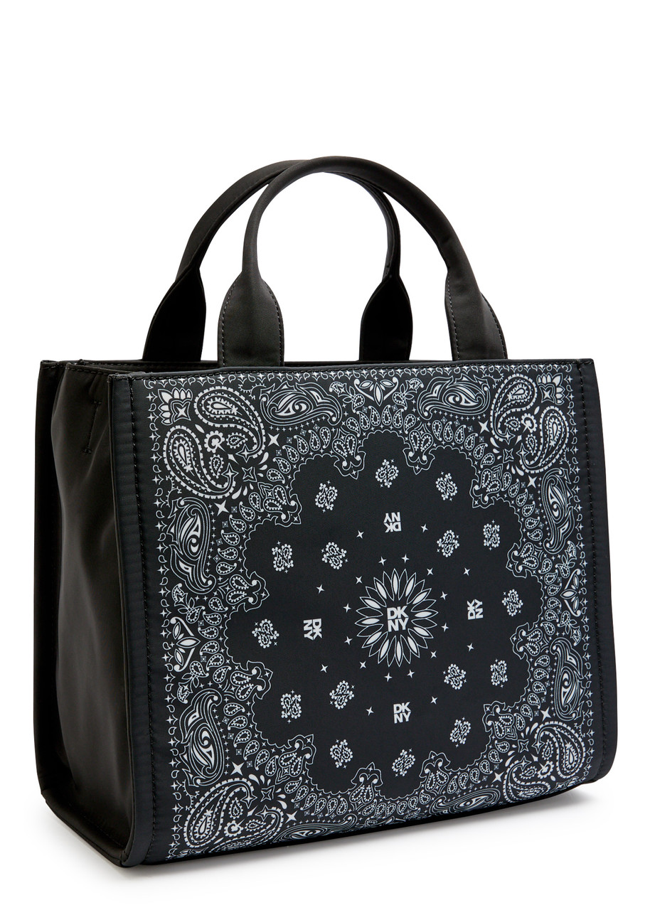 Dkny Hadlee Medium Printed Nylon Tote In Multi