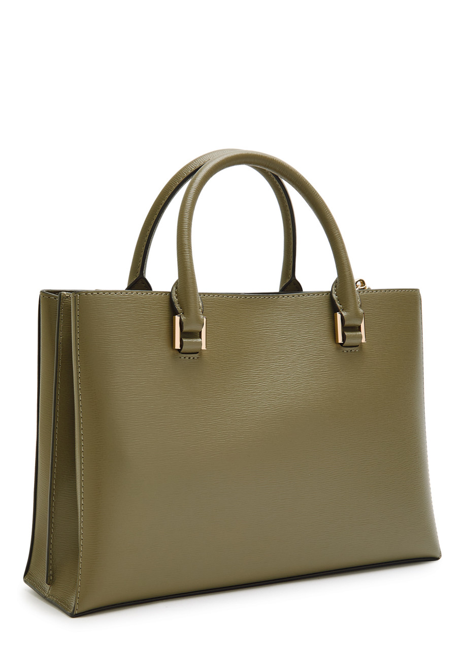 Dkny Bryant Avenue Small Leather Top Handle Bag In Green