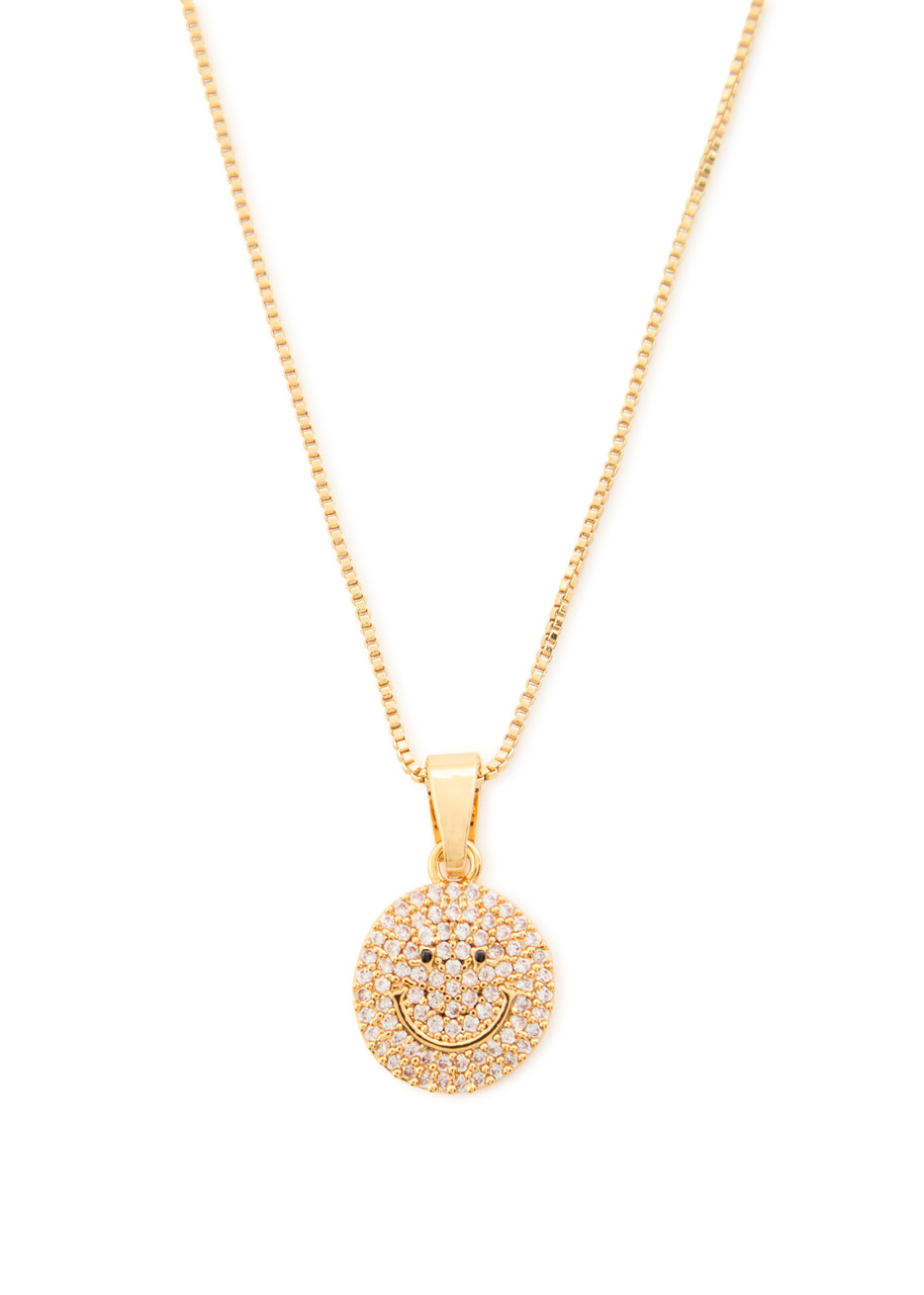Crystal Haze Ms Vaxxine 18kt Gold-plated Necklace - One Size
