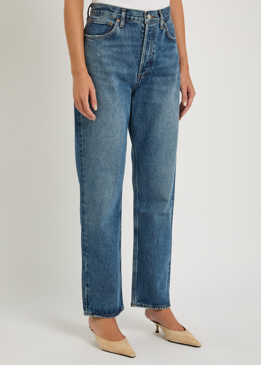 Agolde 90s Straight-leg Jeans In Blue