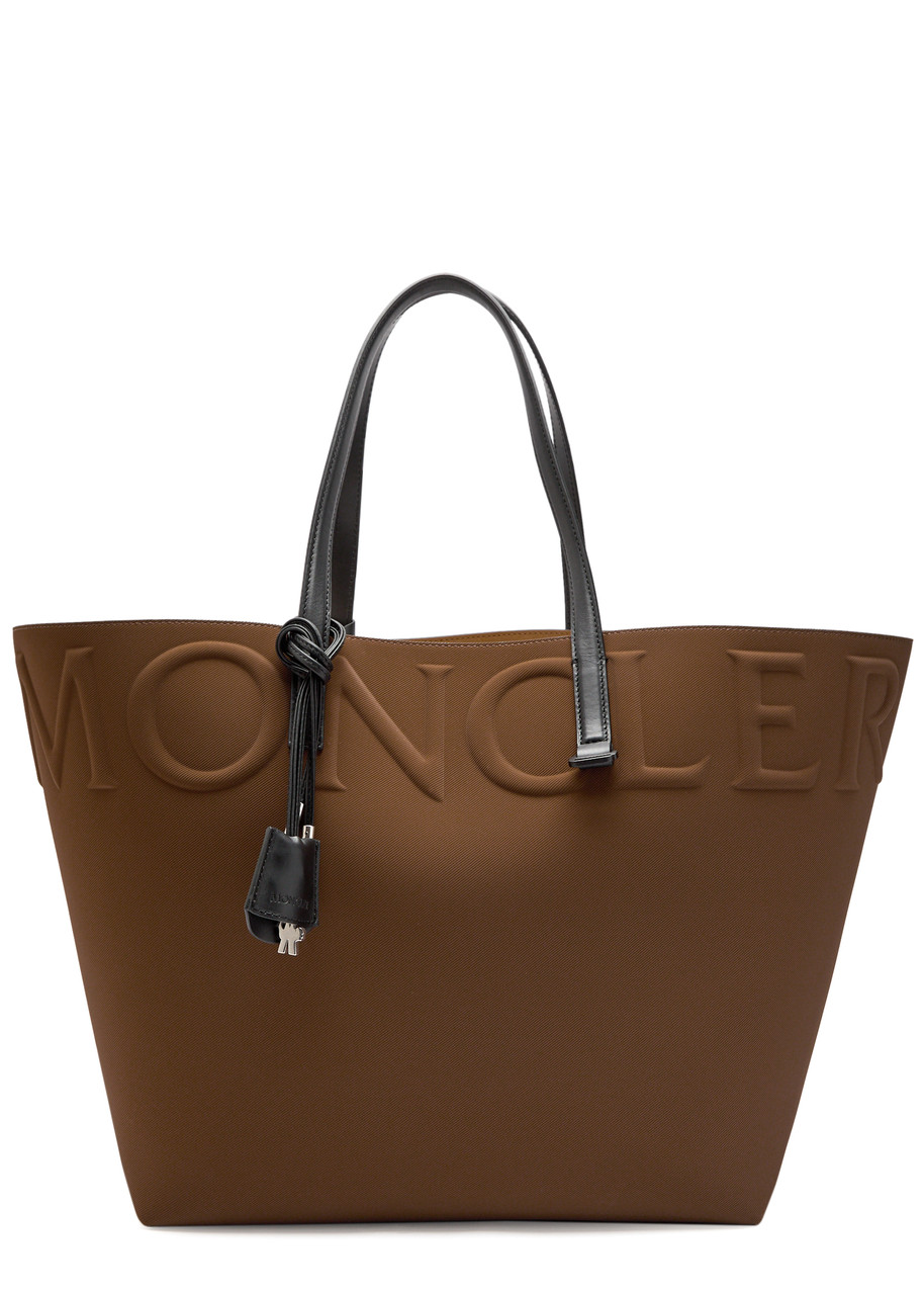 Moncler Very Large Rubberised Tote bag - Brown Dark - One Size