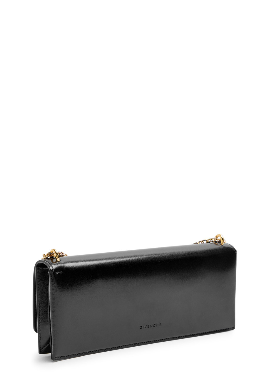 Givenchy Liquid Small Patent Leather Shoulder Bag In Black