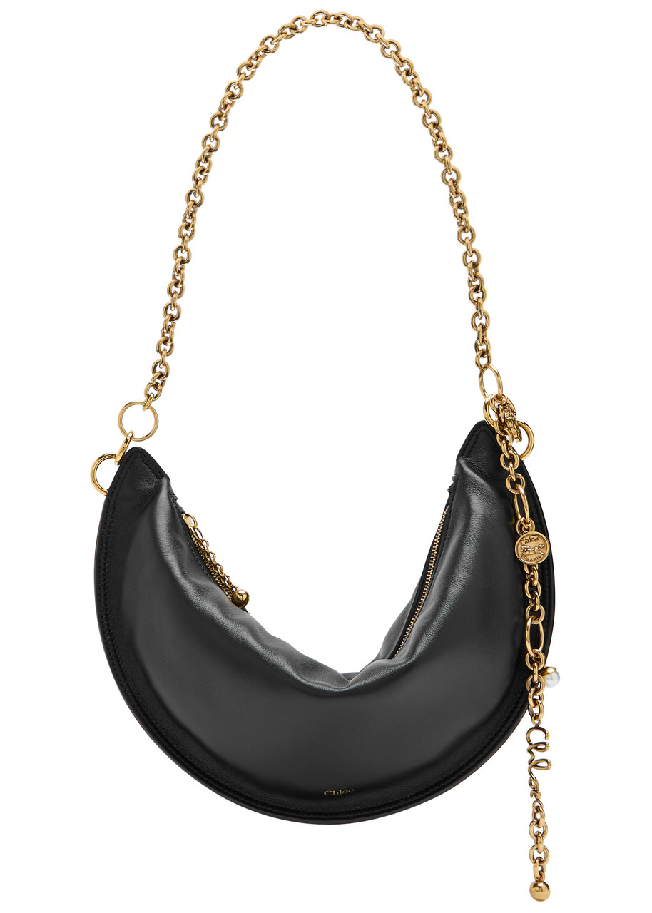 Chloé Chloe Icons Leather Shoulder Bag In Black