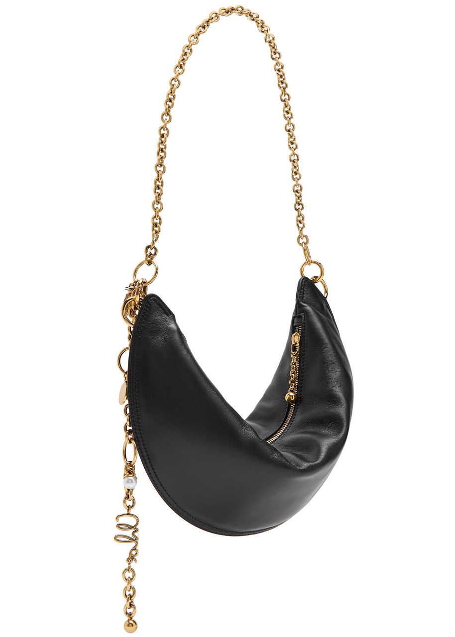 Chloé Chloe Icons Leather Shoulder Bag In Black