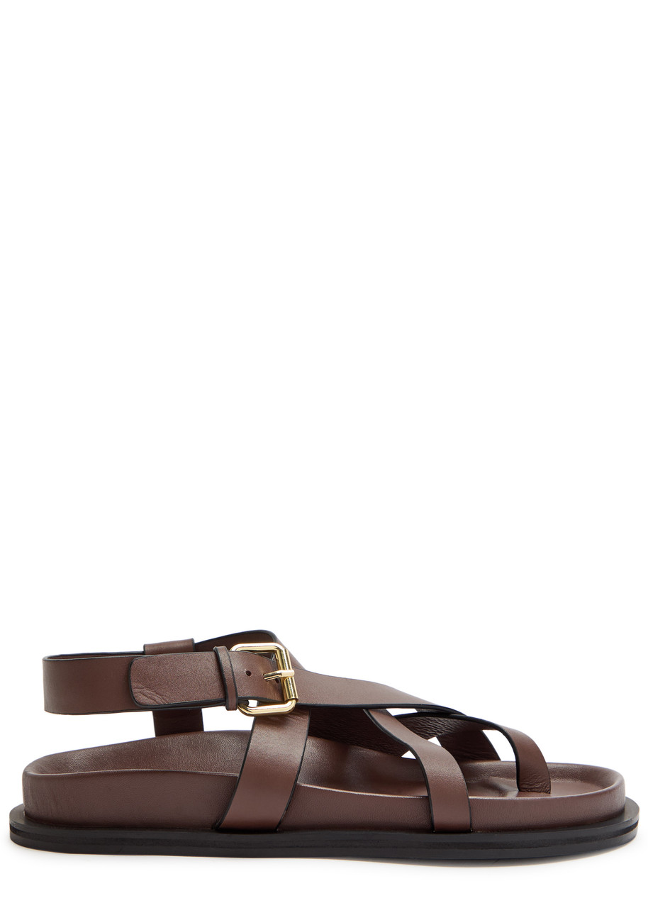 A.emery Elbert Leather Sandals - Brown - 36 (IT36/ UK3)