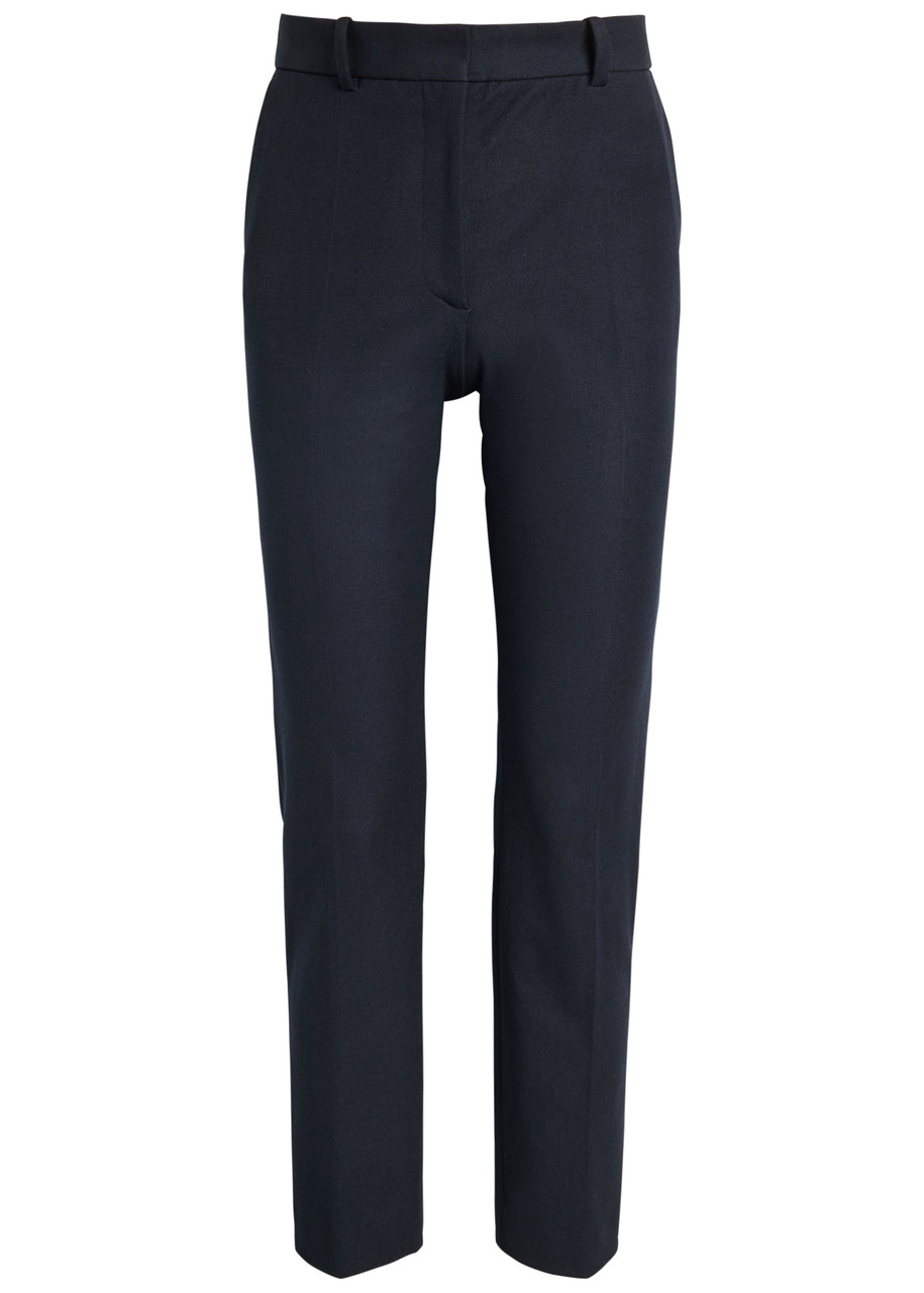 Joseph Coleman Gabardine Trousers In Blue