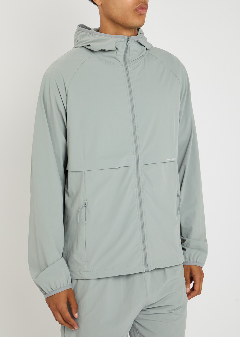 Condition Ventilated Shell Jacket In Gray