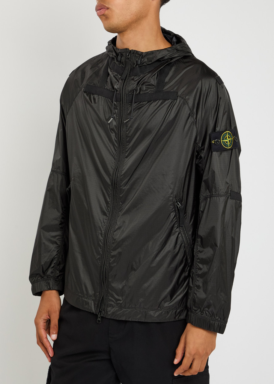  Stone Island Hooded Shell Jacket - Grey - L 