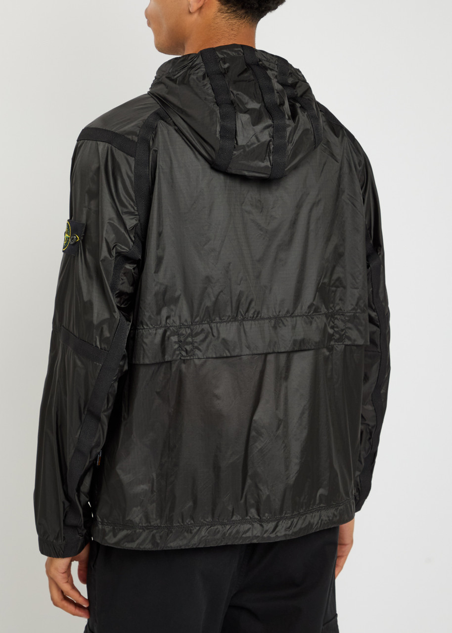  Stone Island Hooded Shell Jacket - Grey - L 