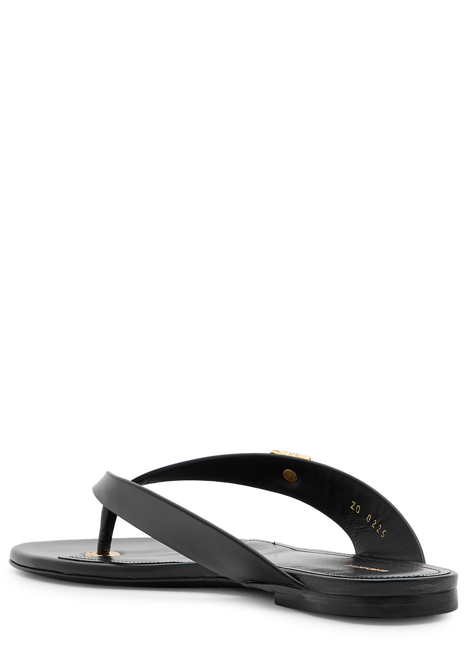 Givenchy Thong Sandal In Black