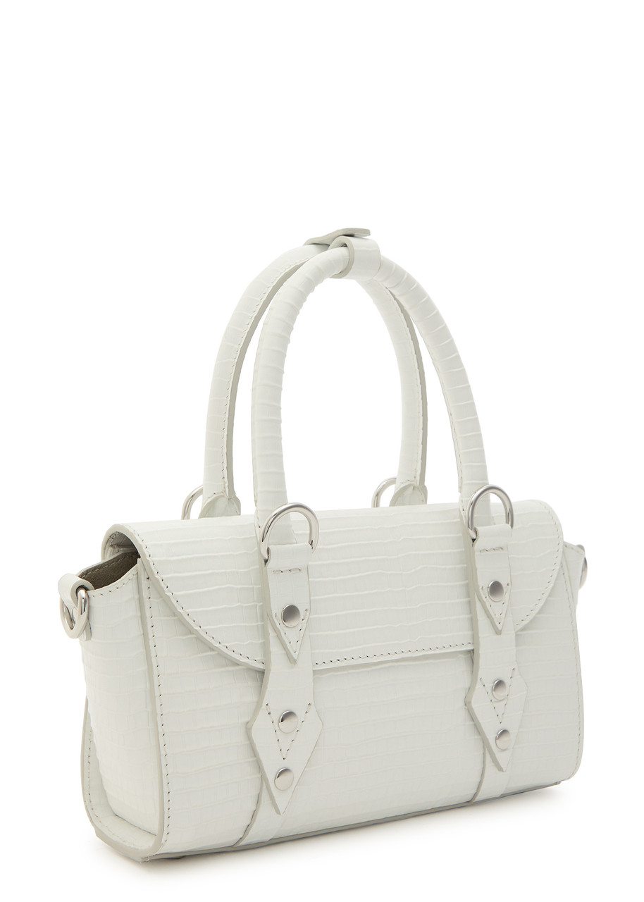 Vivienne Westwood Bettina Mini Leather Cross-body Bag In White