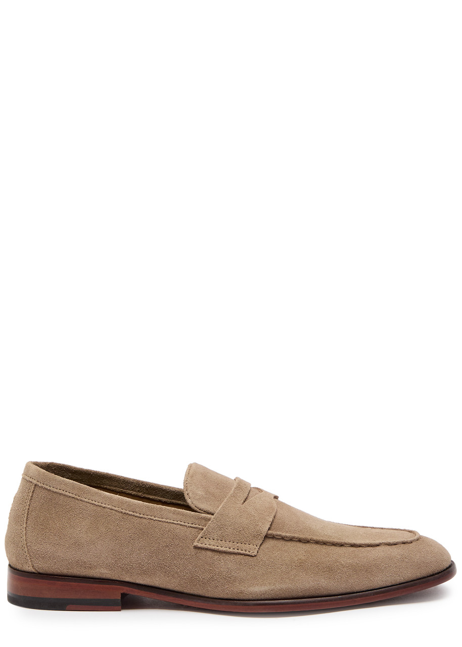 Oliver Sweeney Keyworth Suede Loafers In Brown