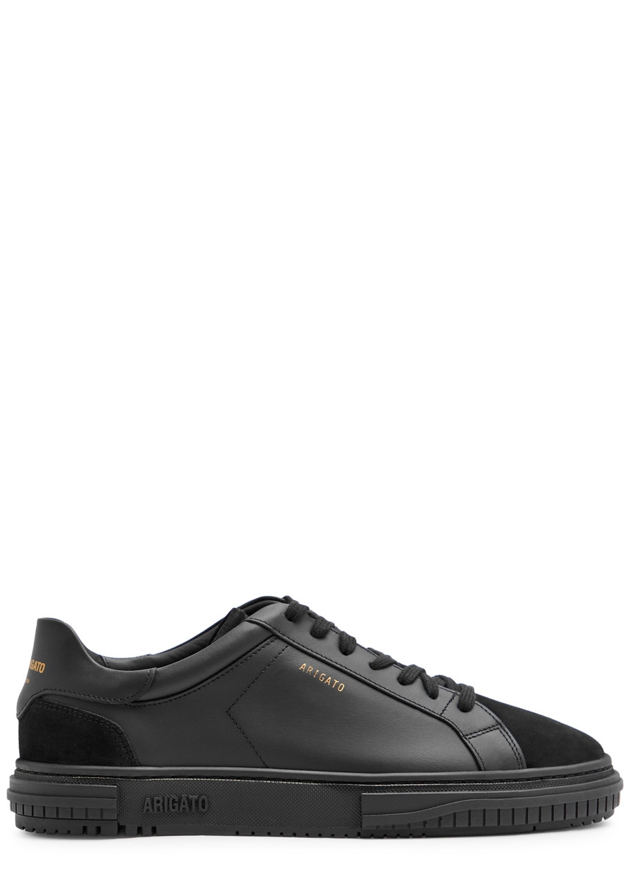 Axel Arigato Round Toe Low-top Rubber Sole Sneakers In Black
