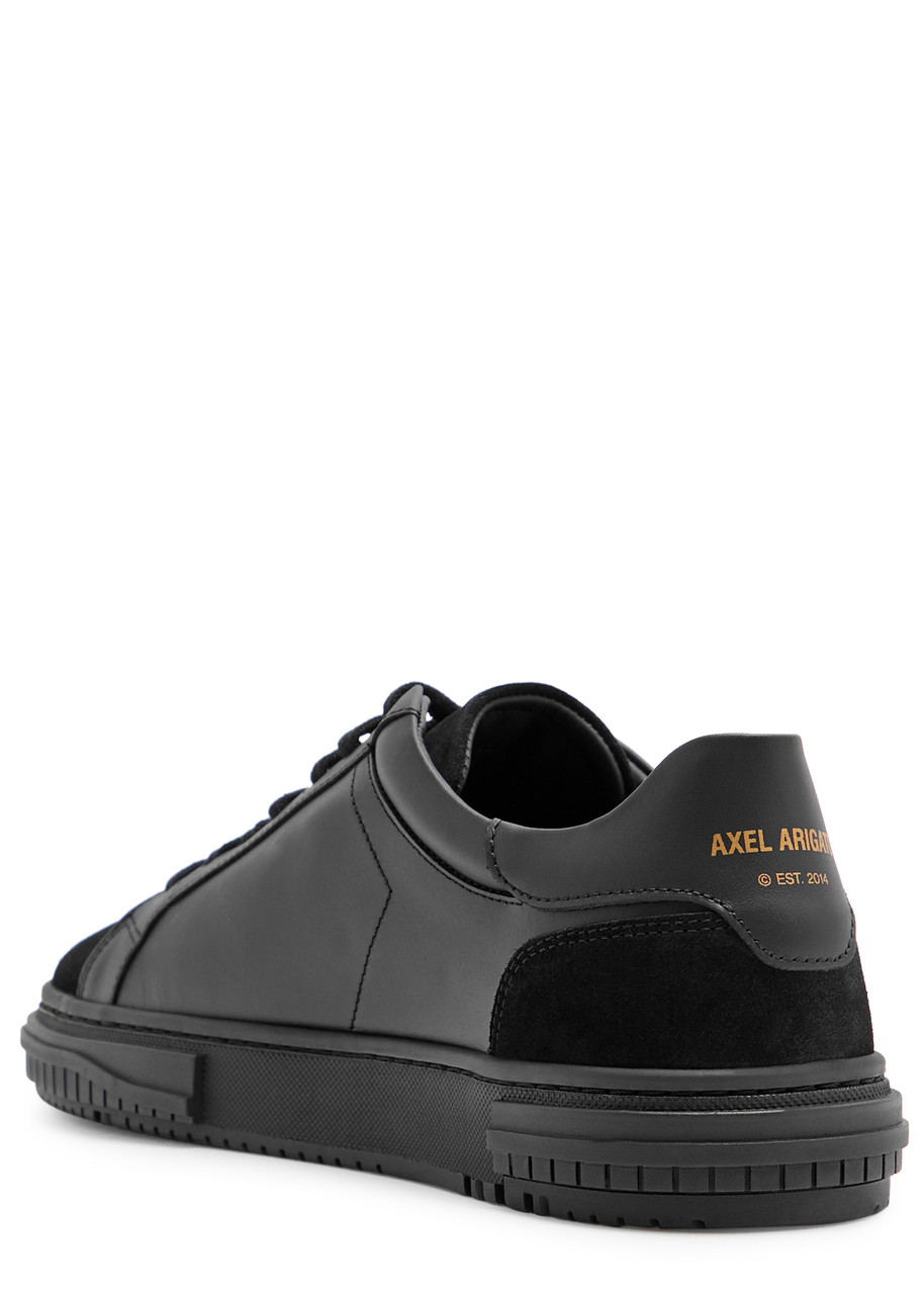 Axel Arigato Round Toe Low-top Rubber Sole Sneakers In Black