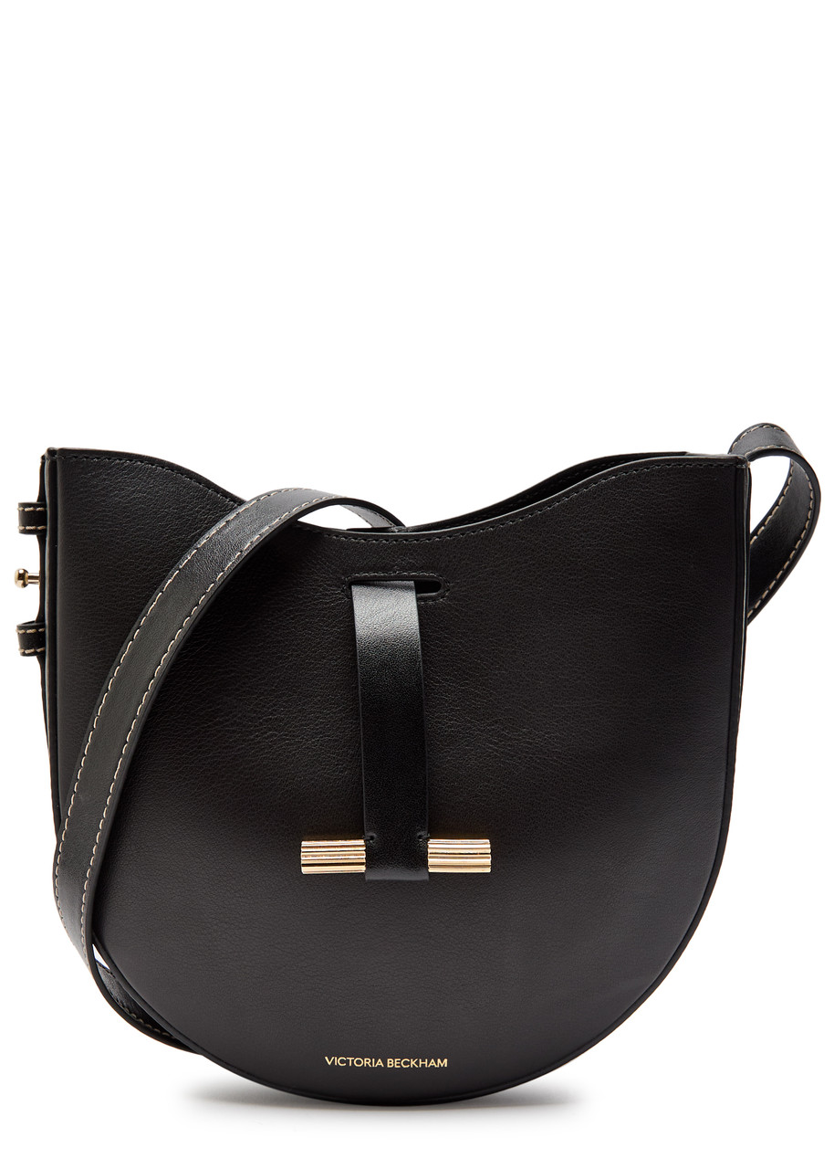 Victoria Beckham Dia Mini Leather Cross-body Bag In Black