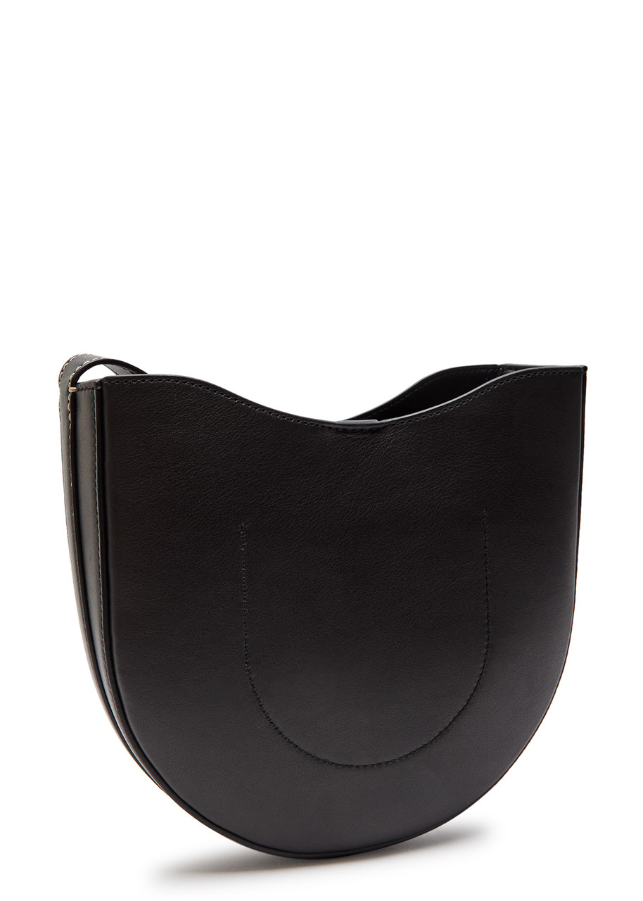 Victoria Beckham Dia Mini Leather Cross-body Bag In Black