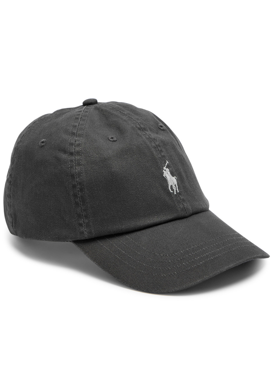 Polo Ralph Lauren Logo-embroidered Cotton-twill cap - Grey - One Size