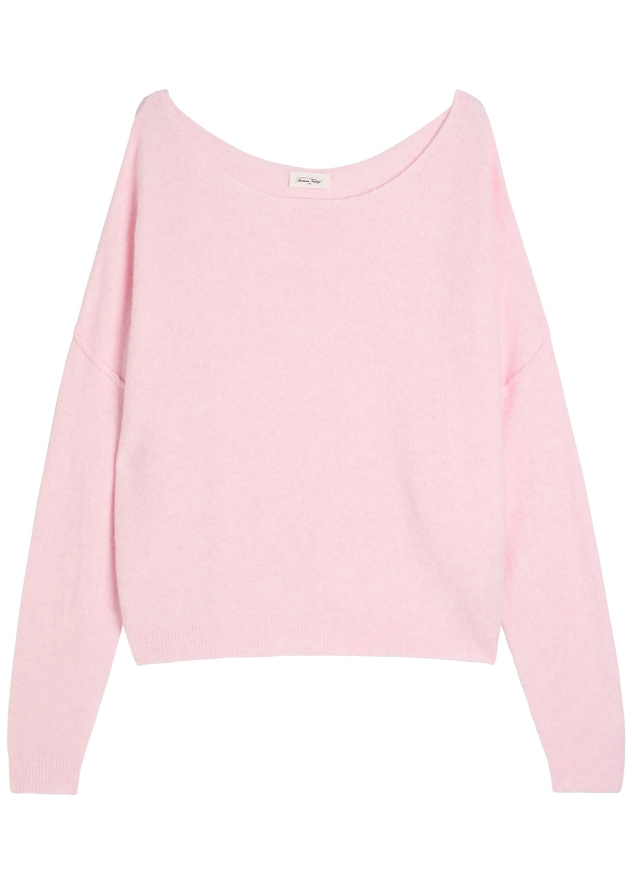 American Vintage Damsville Brushed-knit Jumper - Pink - XS/S (UK6-8 / XS)