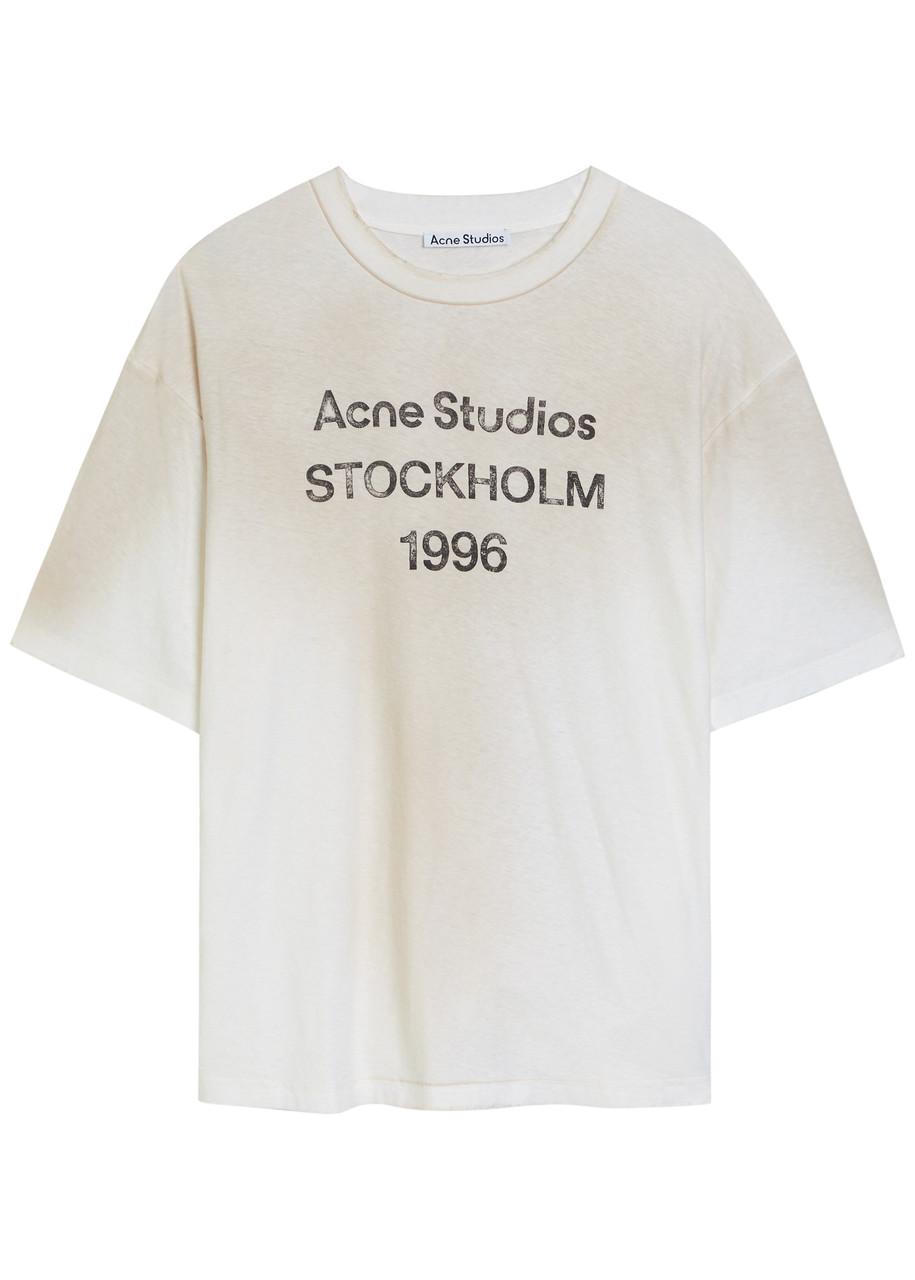 Acne Studios Exford U 1996 Cotton Blend T-shirt In White