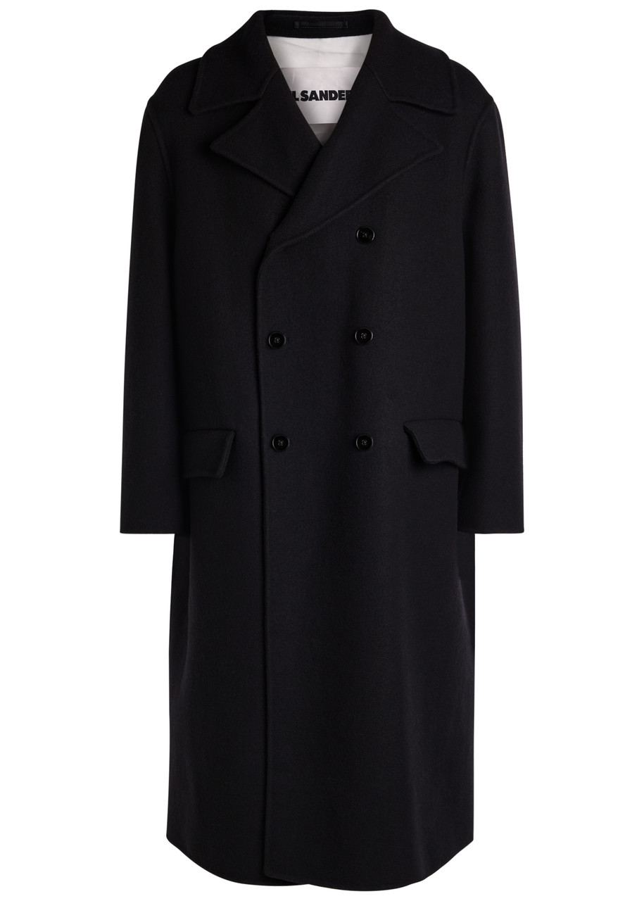Jil Sander Double-breasted Wool Coat - Black - 48 (UK38 / M)