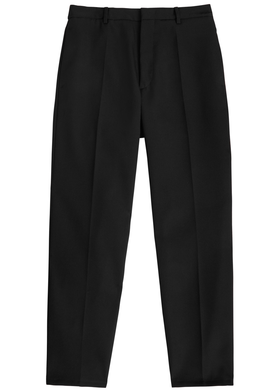 Jil Sander Sharp Garbardine Wool Trousers – Black – 50 (W34 / L) Jil Sander Sharp Garbardine Wool Trousers – Black – 50 (W34 / L)
