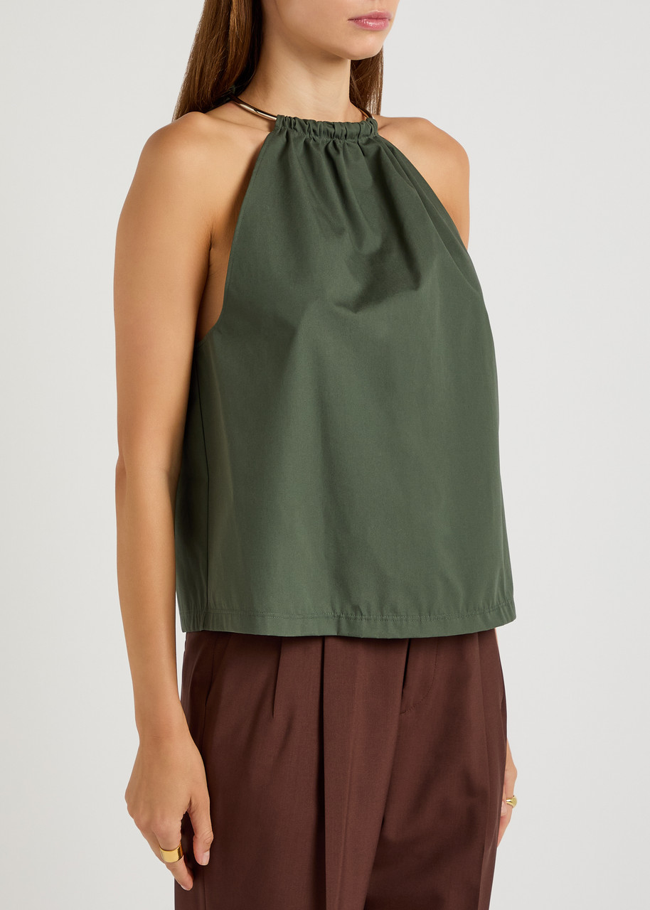 Armarium Margot Cotton Top In Green