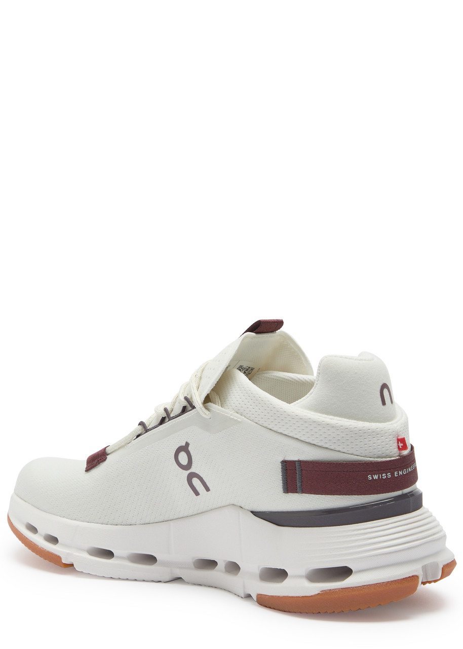 On Cloudnova 2 Panelled Mesh Sneakers In Sand