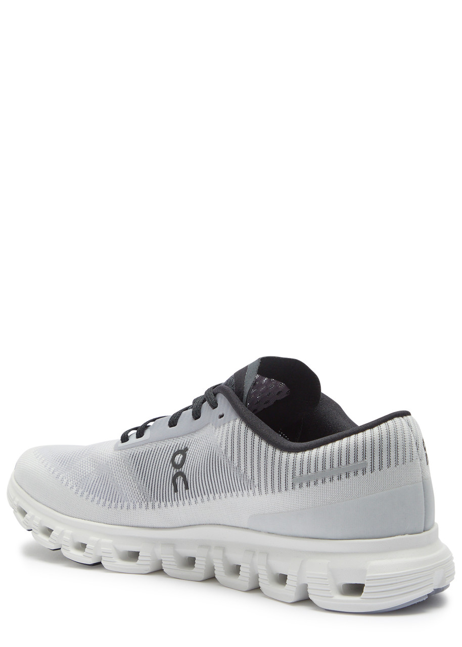 On Cloud 6 Push Panelled Mesh Sneakers In Gray