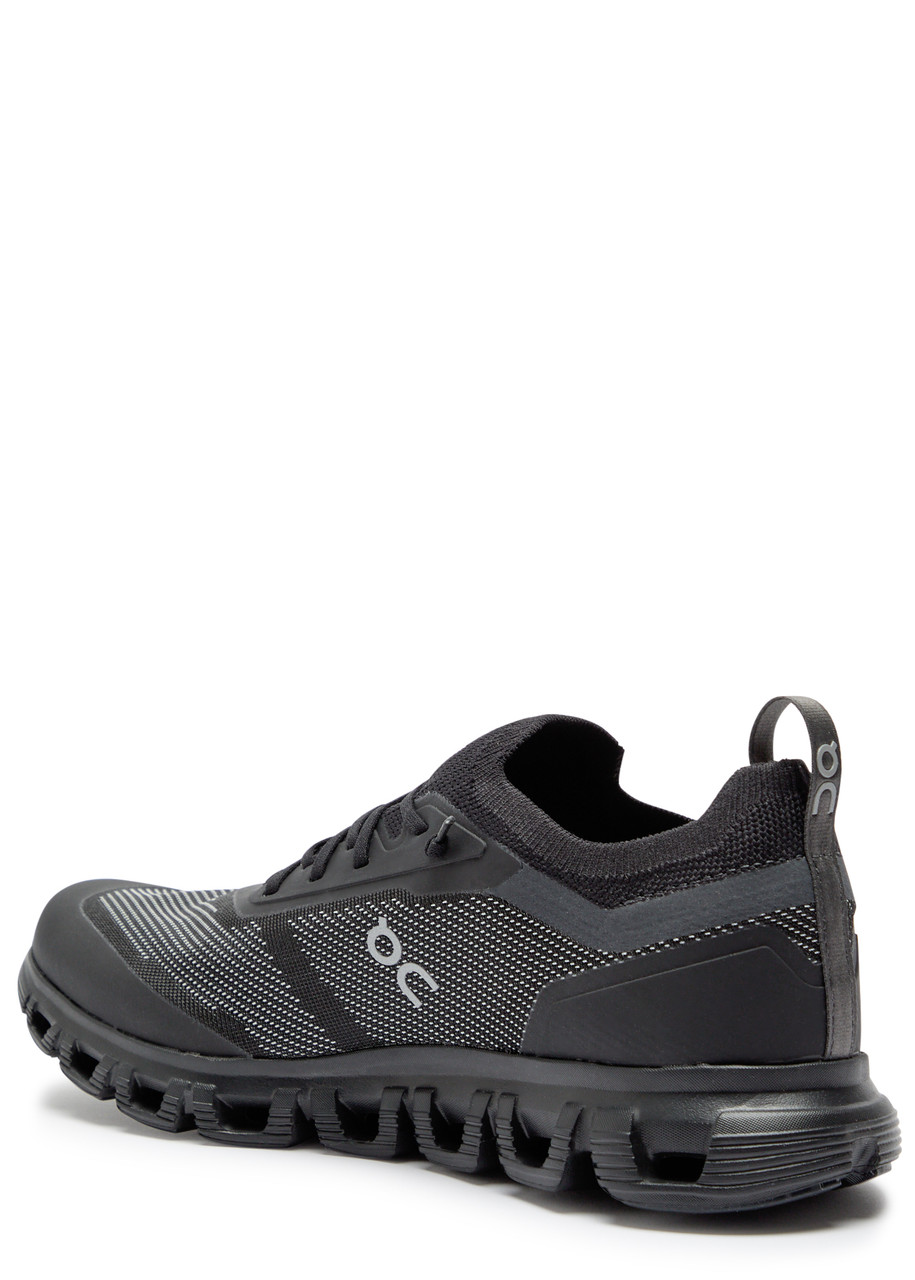 On Cloud 6 Versa Panelled Mesh-knit Sneakers In Gray