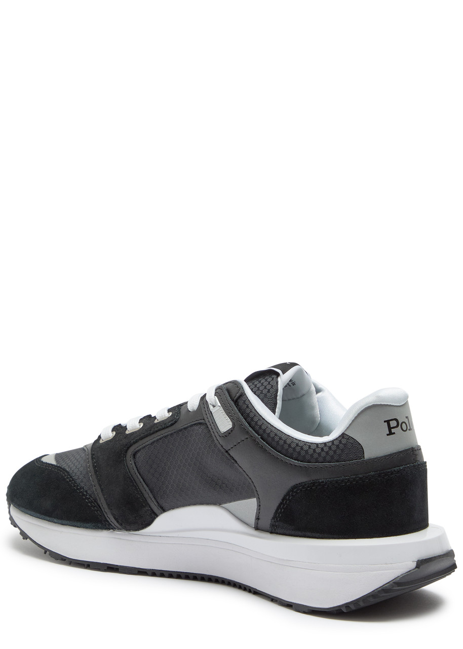 Polo Ralph Lauren Train 89 V2 Mesh Sneakers In Black