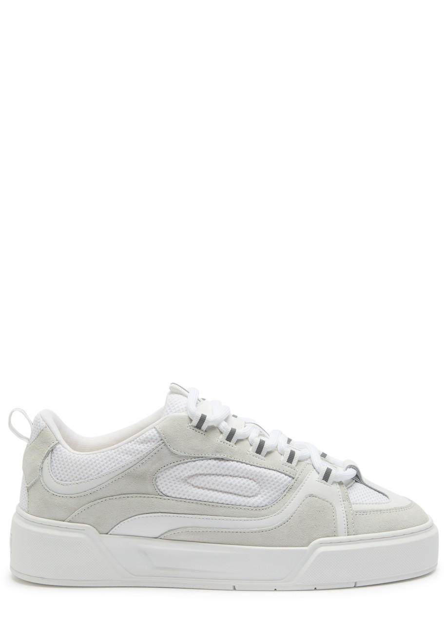 Cleens Essential Skate Evo Panelled Mesh Sneakers In Gray