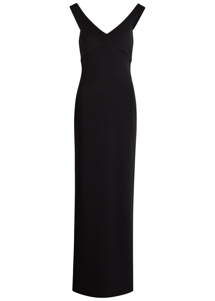 Solace London Nalani Crepe Maxi Dress In Multi