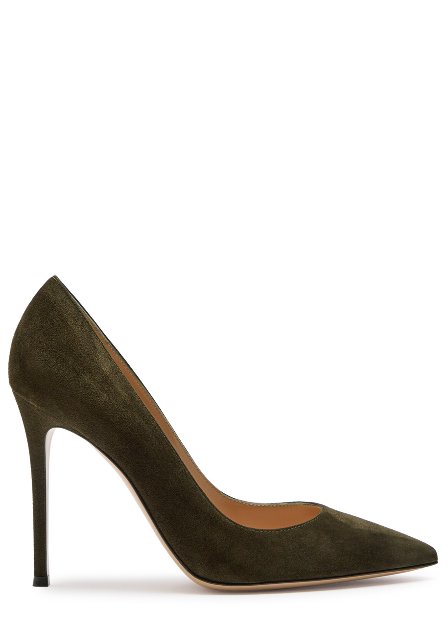 Gianvito Rossi Gianvito 105 Suede Pumps In Brown
