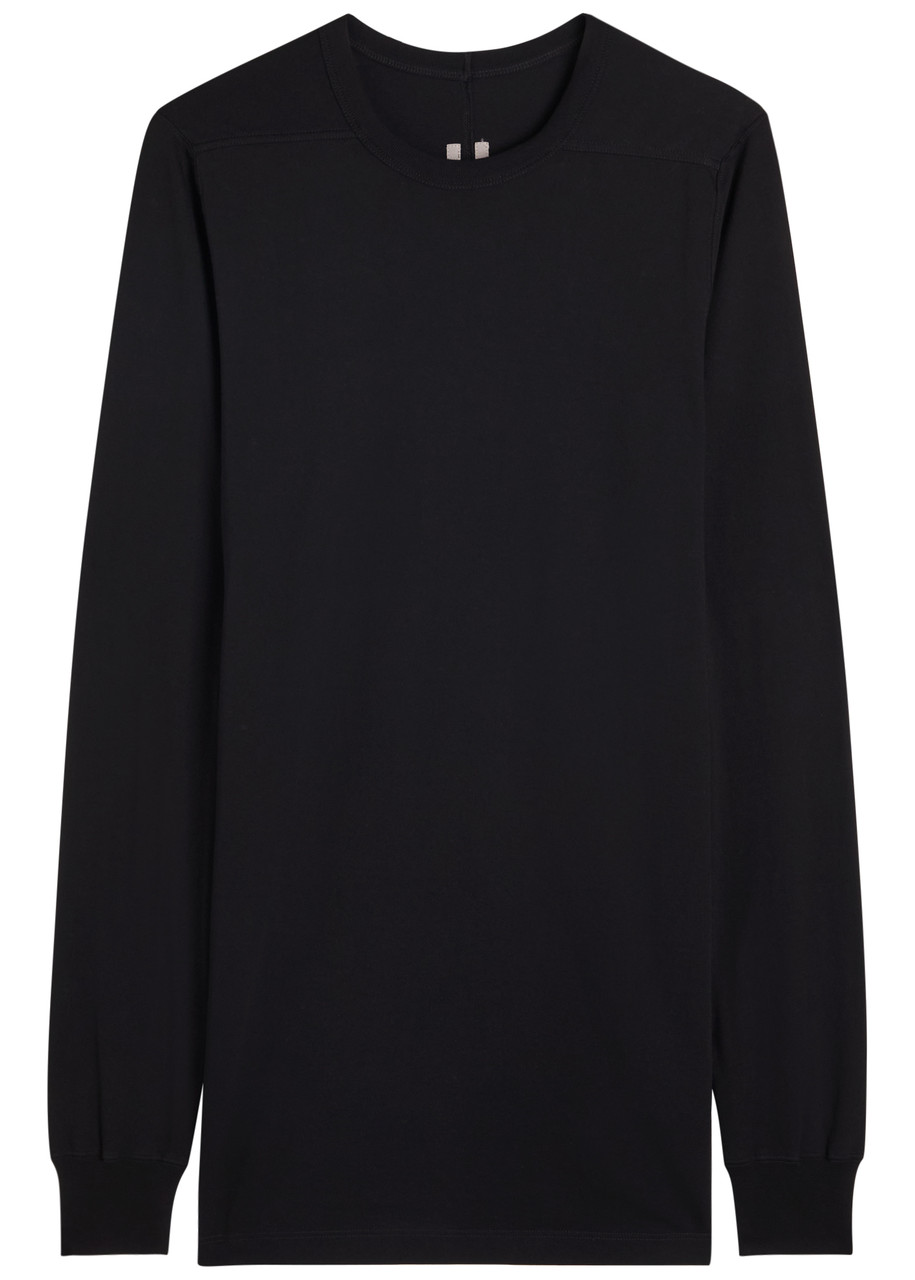 Rick Owens Level Cotton Top In Black