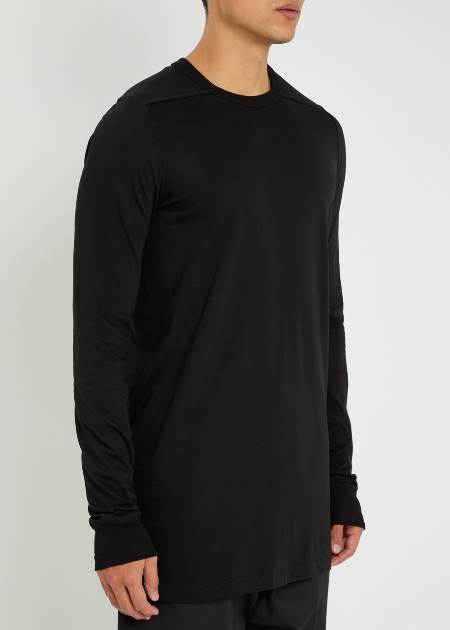 Rick Owens Level Cotton Top In Black