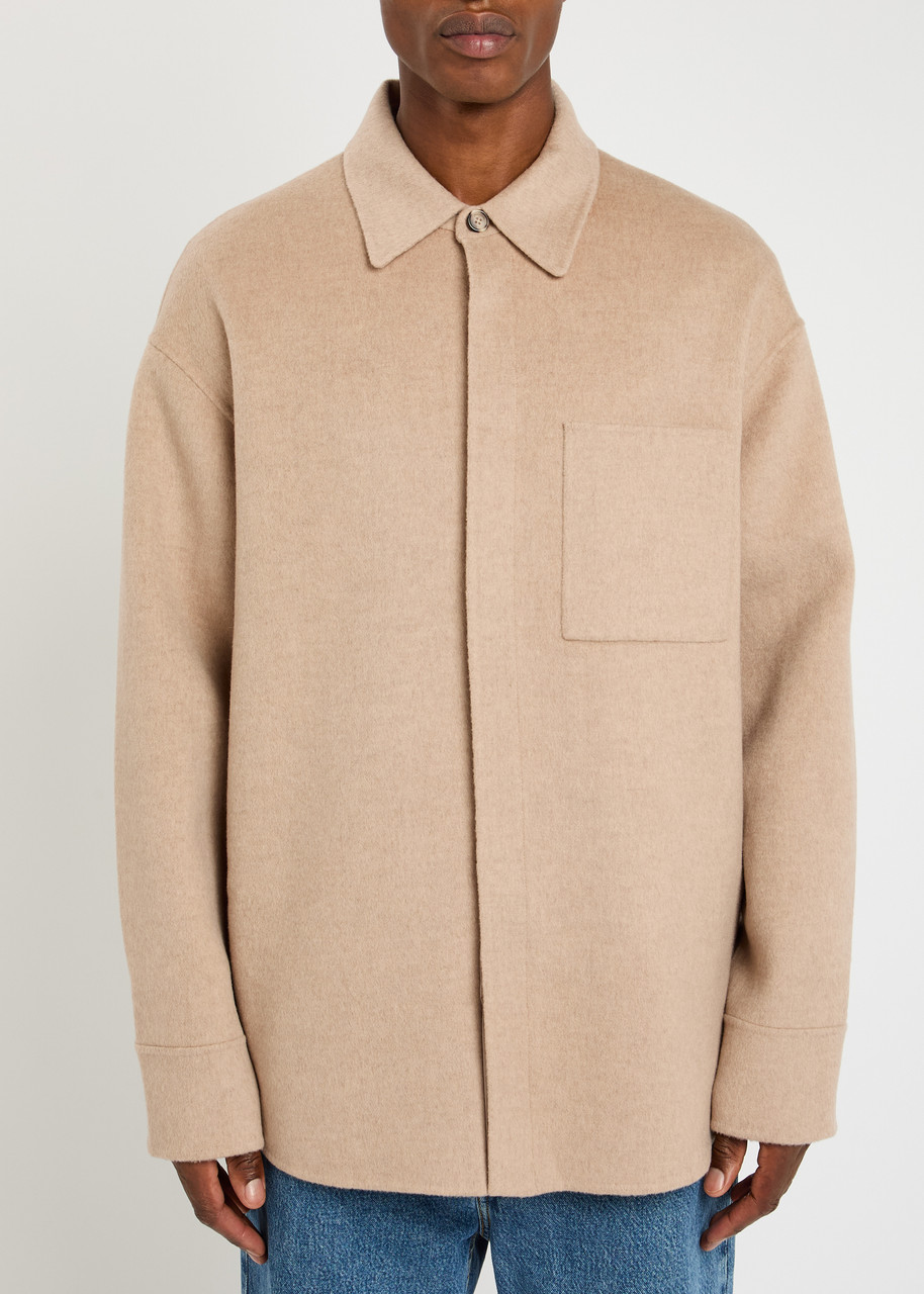 Jw Anderson J. W. Anderson Relaxed Fit Jacket With Classic Collar In Pink