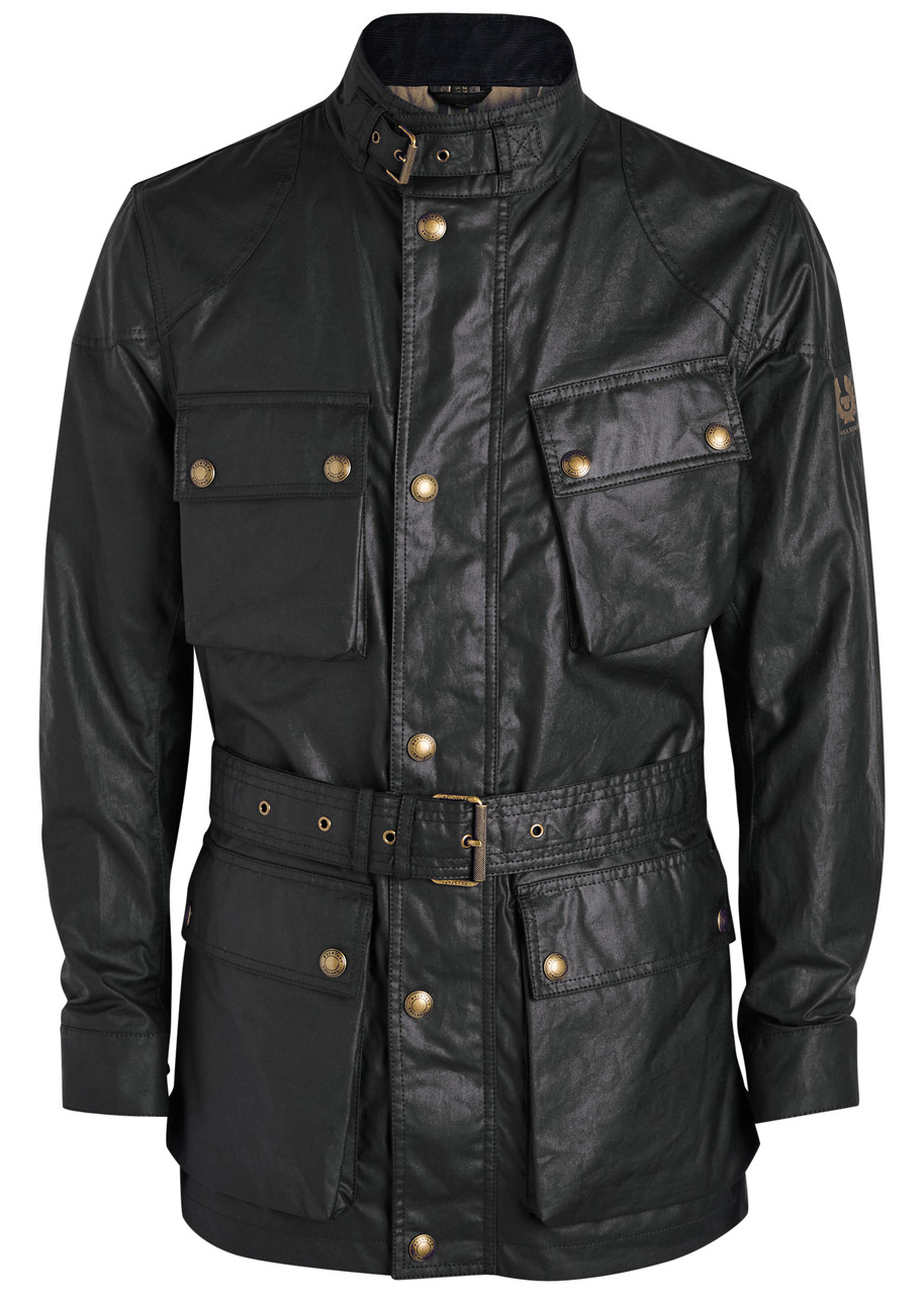 Belstaff Men Trailmaster Waterproof Jacket In Black