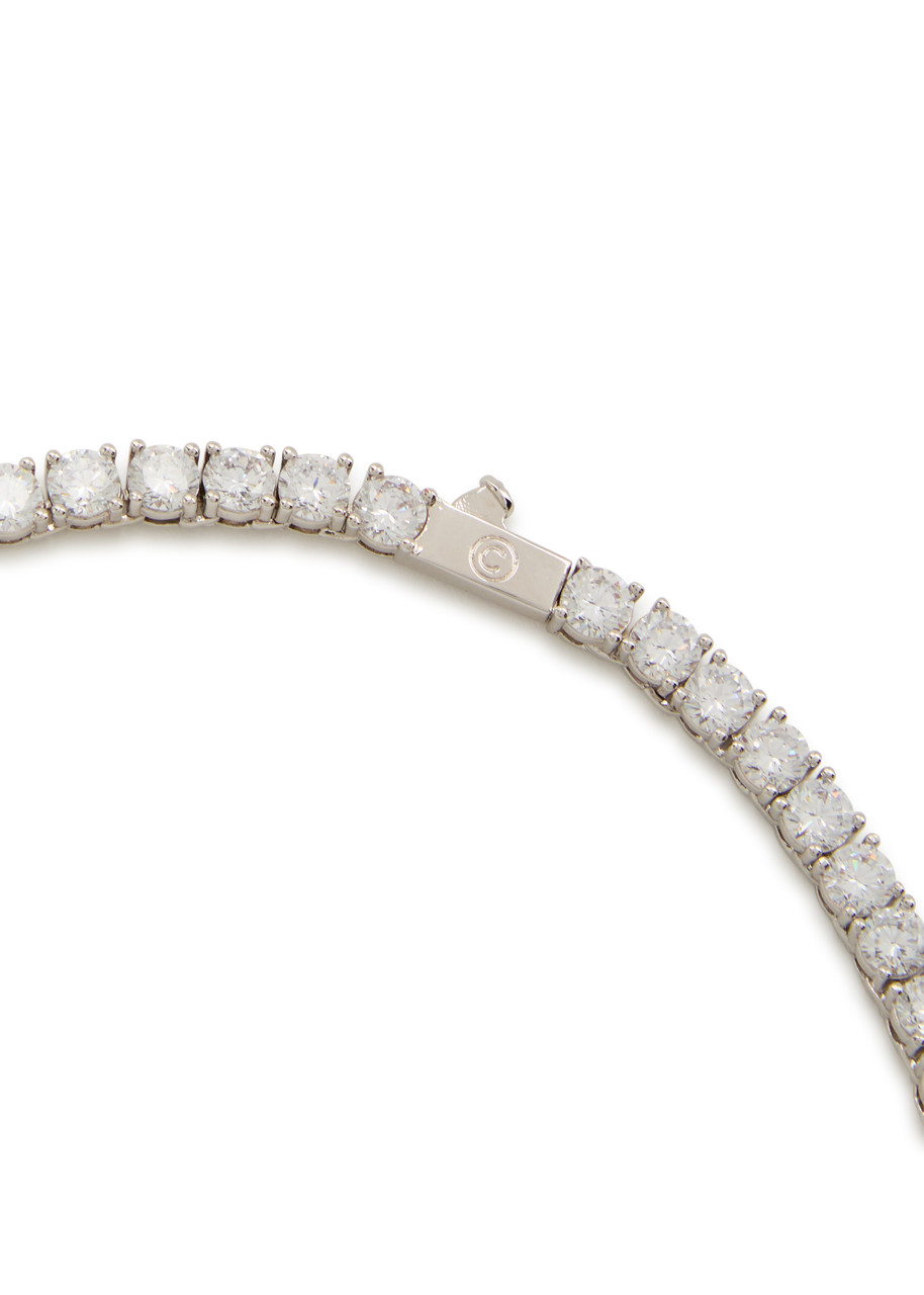  Cernucci 5mm Tennis Chain Necklace - Silver - 22 (l) 