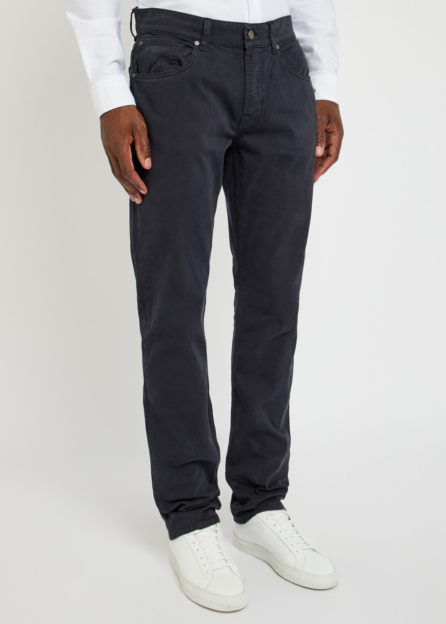 7 For All Mankind The Straight Jeans In Blue