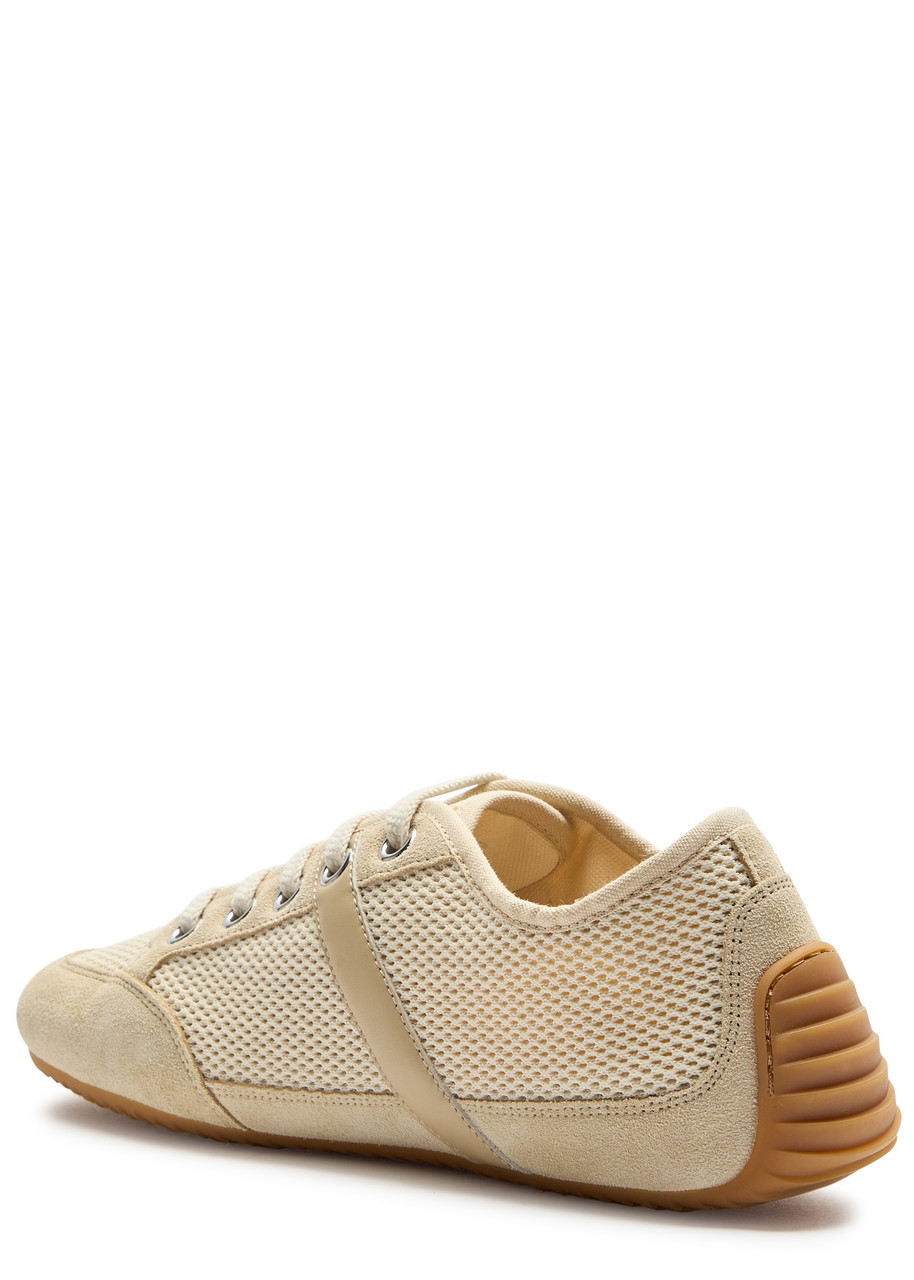 Givenchy Panelled Mesh-knit Sneakers In Neutral