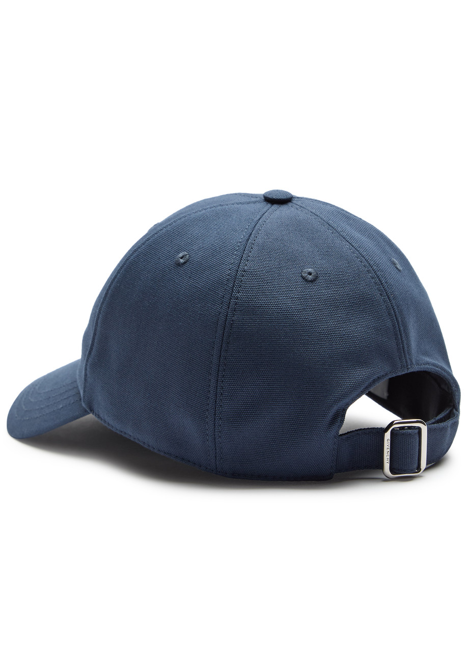 Givenchy Round Visor Cap With Prominent Logo In Blue
