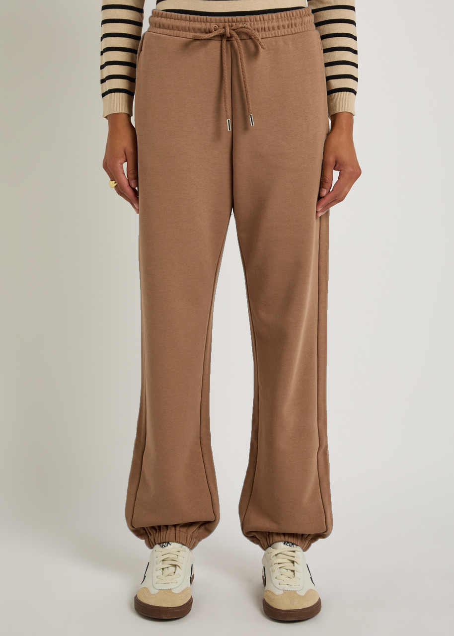 Mm Levico Cotton-blend Sweatpants In Brown