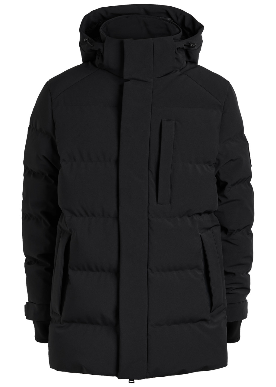 Belstaff Pendulum Padded Shell Coat In Black