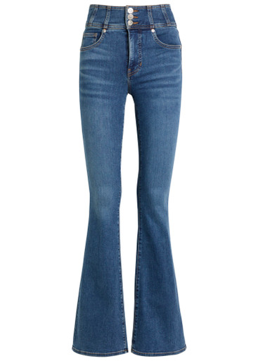 VERONICA BEARD: Beverly flared-leg jeans