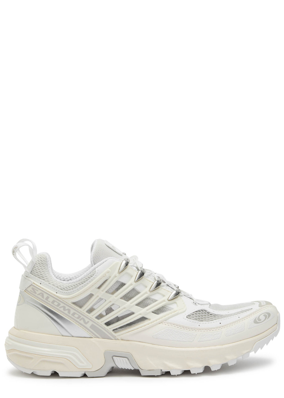 Salomon Breathable Mesh Sneakers With Durable Rubber Sole In White