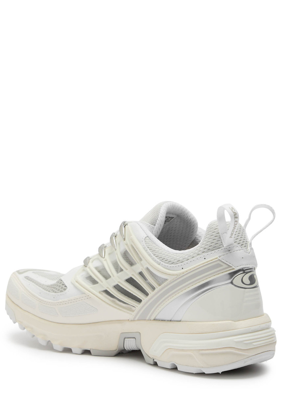 Salomon Breathable Mesh Sneakers With Durable Rubber Sole In White
