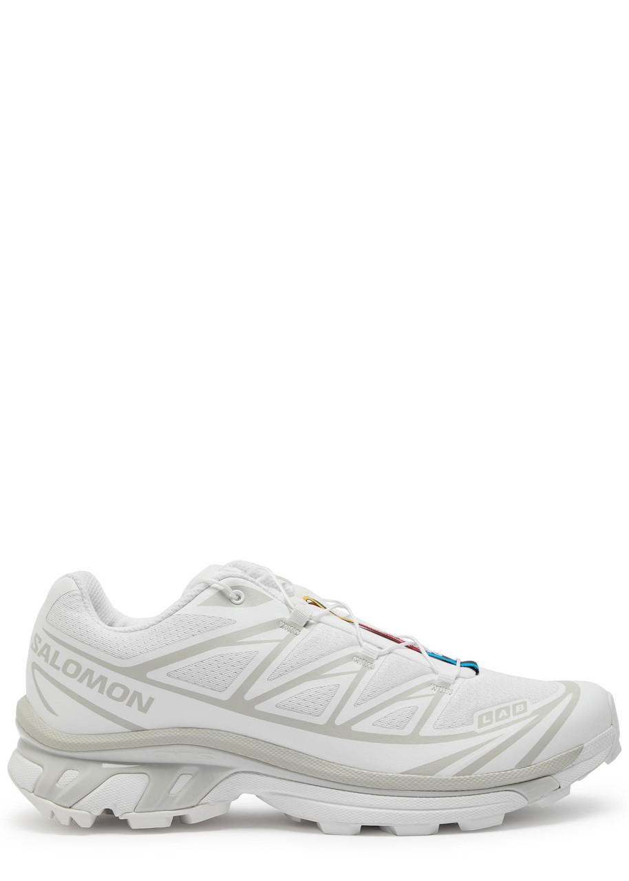 Salomon Xt-6 Panelled Mesh Sneakers In White